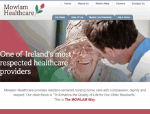Tablet Screenshot of mowlamhealthcare.com